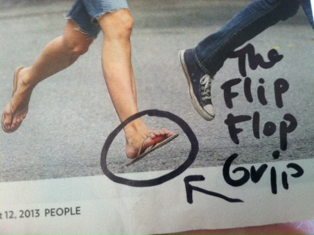 exercise flip flops